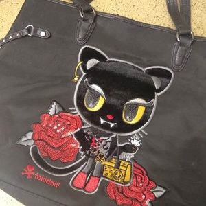 Tokidoki Black Cat Bag